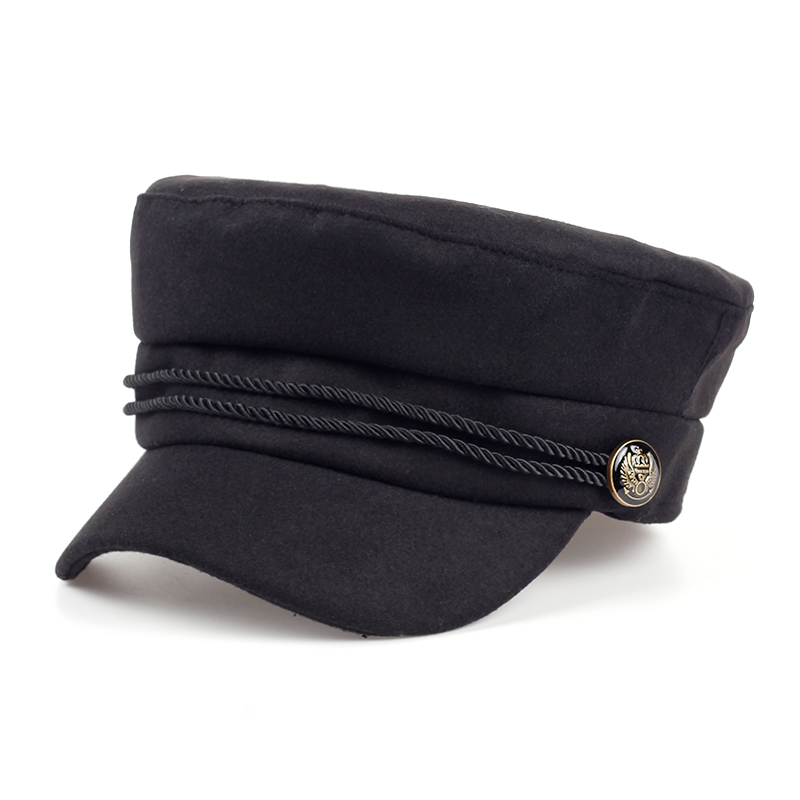 

Mistdawn Fashion Women Black Newsboy Ivy Cap Spring Autumn Winter Ladies Cabbie Hat Size 57-58cm