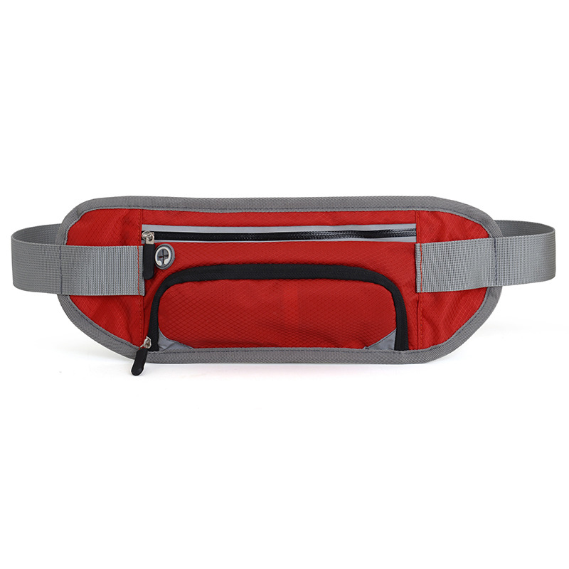 

Hot Selling Sports Waistbag Water Bottle Bag Running Waist Bags Reflective Stripe Waist Belt Packs Fitness Phone Pouch, Blue