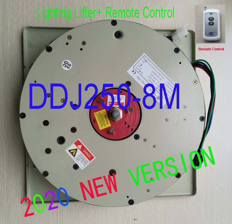 

DDJ250KG-8M Kroonluchter Hoist Light Lifting System Lamp Winch Verlichting Lifter Kroonluchter Lift 110 V-120 V, 220 V-240 V