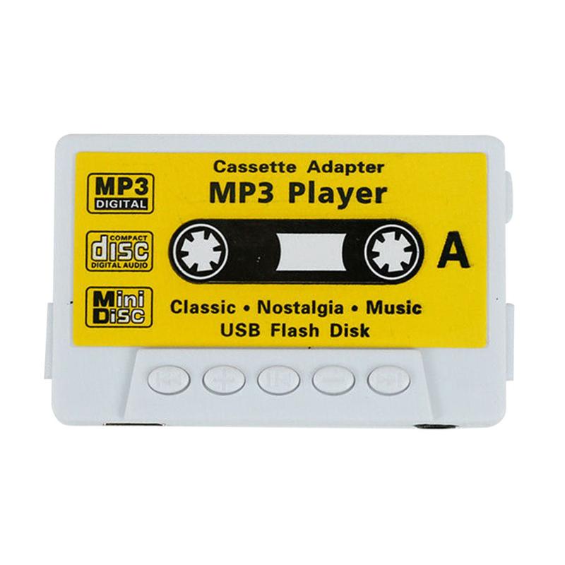 

Radio Sports Rechargeable Kids MP3 Player Multifunctional Portable TF Card USB Port Retro Mini Cute Gift Tape Shape