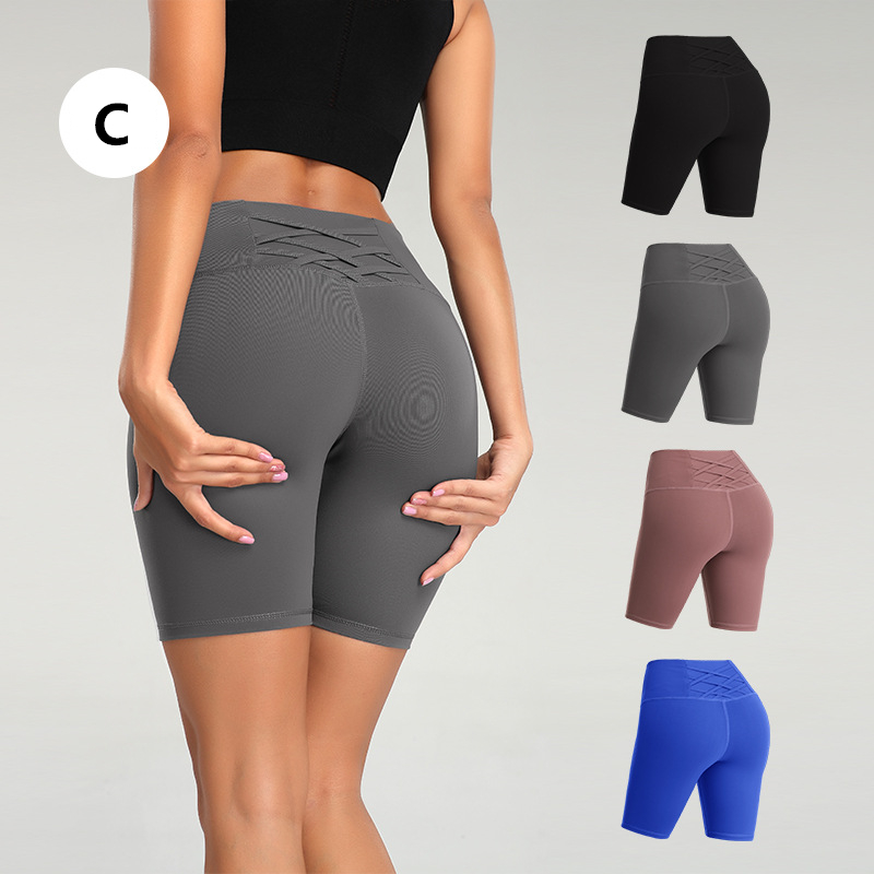 

Shorts Women Sexy Biker Shorts Summer Vintage High Waist Biker Running Jogging Yoga Short Feminino Gym Sweatpants, Bblue