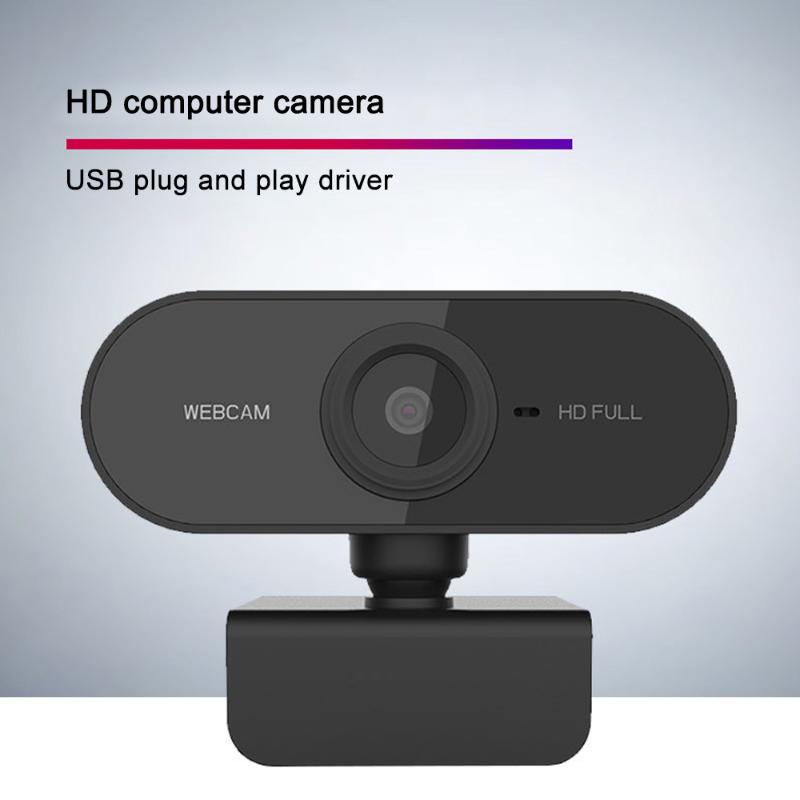 

Webcam HD 1080P Web Cam Camera Mini Computer Pc Web Camera 360 Degree Rotatable For Live Broadcast Video Conference Works
