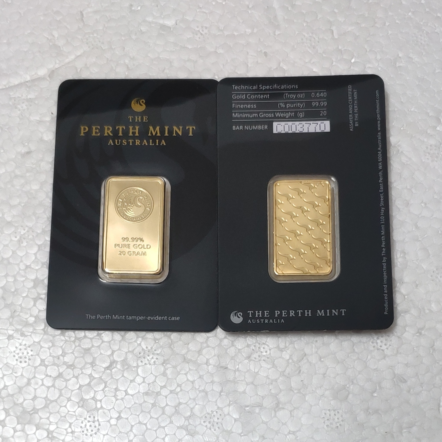 

20Gram Australia mint Gold bars 999 fine 24k mint gold plated bullion Metal crafts Collections gifts 10pcs DHL free shipping
