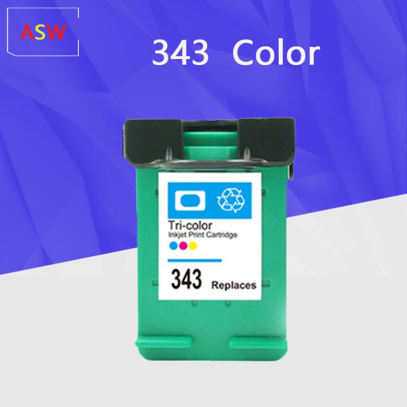 

ASW 337 343 Ink cartridge replacement For 337 Black C9364E & 343 Colour C8766E Photosmart 8049 8050 8050xi C4100 C4140 C4150