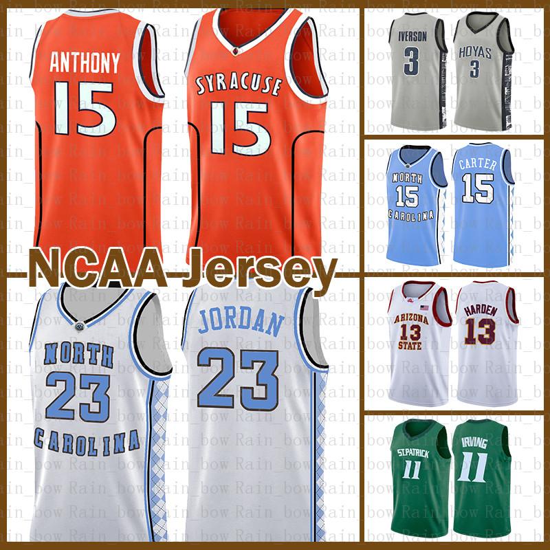 

Carmelo 15 Anthony University Michael 23 JD Kyrie LeBron 23 James Irving Dwyane 3 Wade NCAA Stephen 30 Curry Kawhi Basketball Jersey Leonard