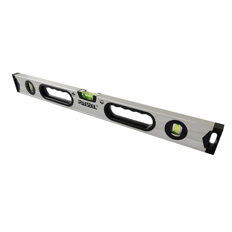 

Level ruler household multifunctional 45cm measuring tool3 leveling bubble single-sided milling bottom box type alumina level