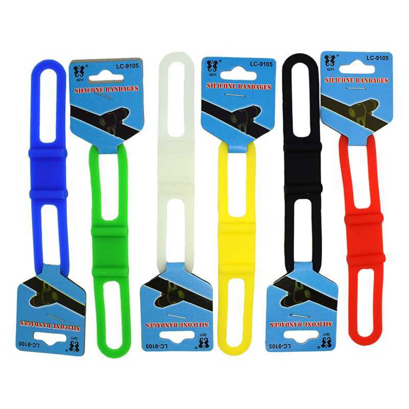 

New Bicycle Light Silicone Strap Band Bike Light Holder Phone Fixing Elastic Tire Rope Torch Bandage Bike Accessories