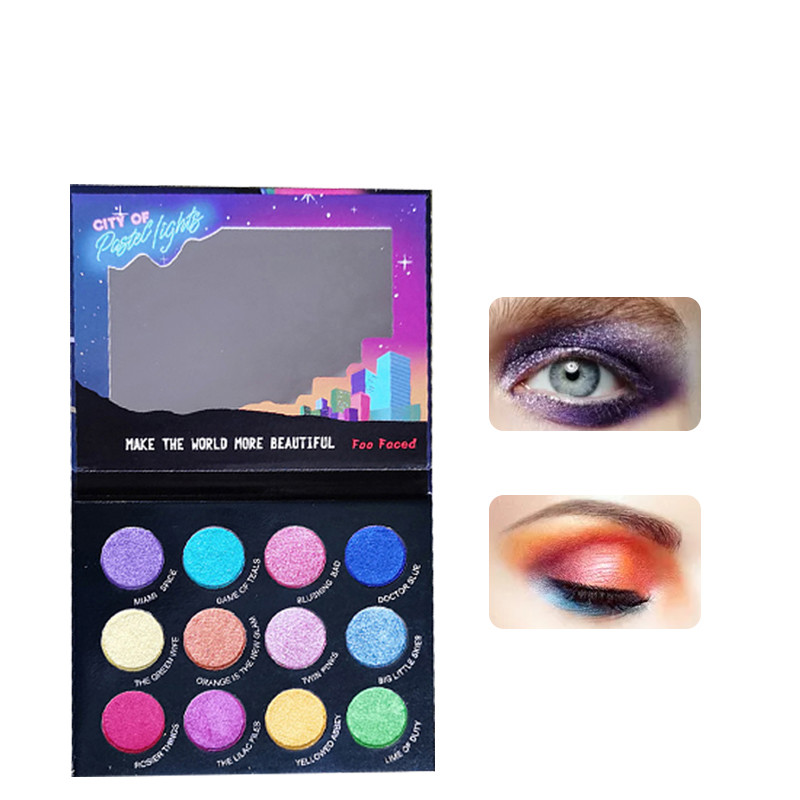 

2020 Lasting Non-bloooming Pearle Eyeshadow Waterproof No Fade Stage Makeup Shadow Palette Women Girl Fashion Eye Cosmetic TSLM1, Army green