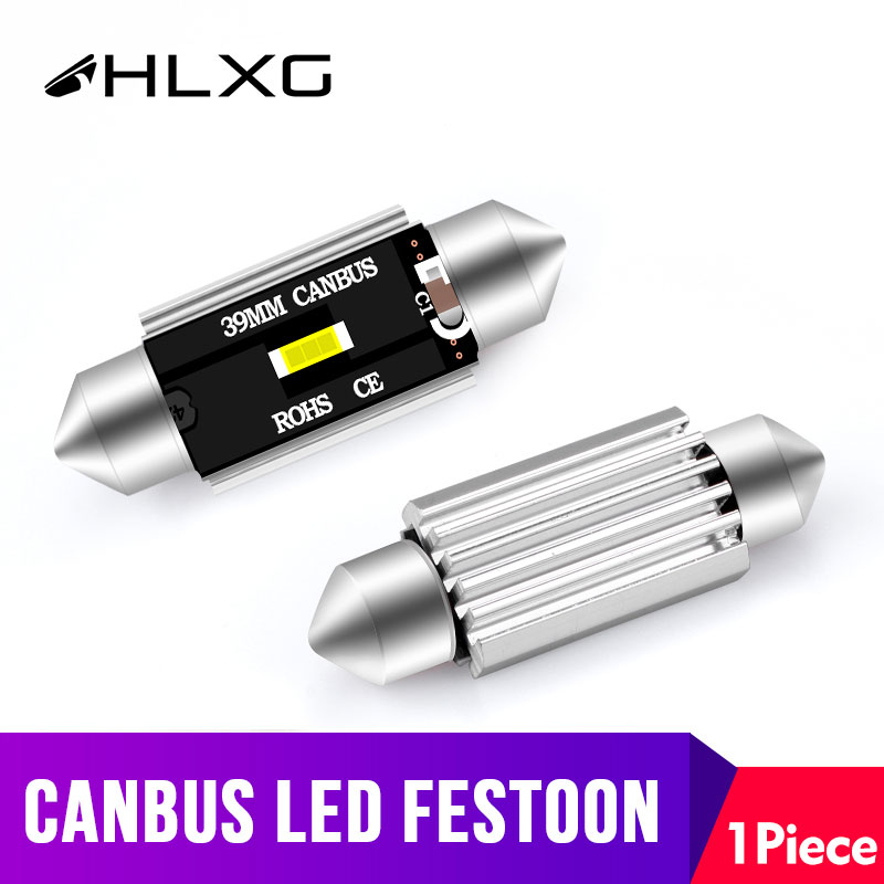 

12V 24V Auto CSP led T10 Festoon C5w C10W 31mm 36mm 39mm 41mm Trunk Signal Lamp Non-polar car accessories light led voiture HLXG, As pic