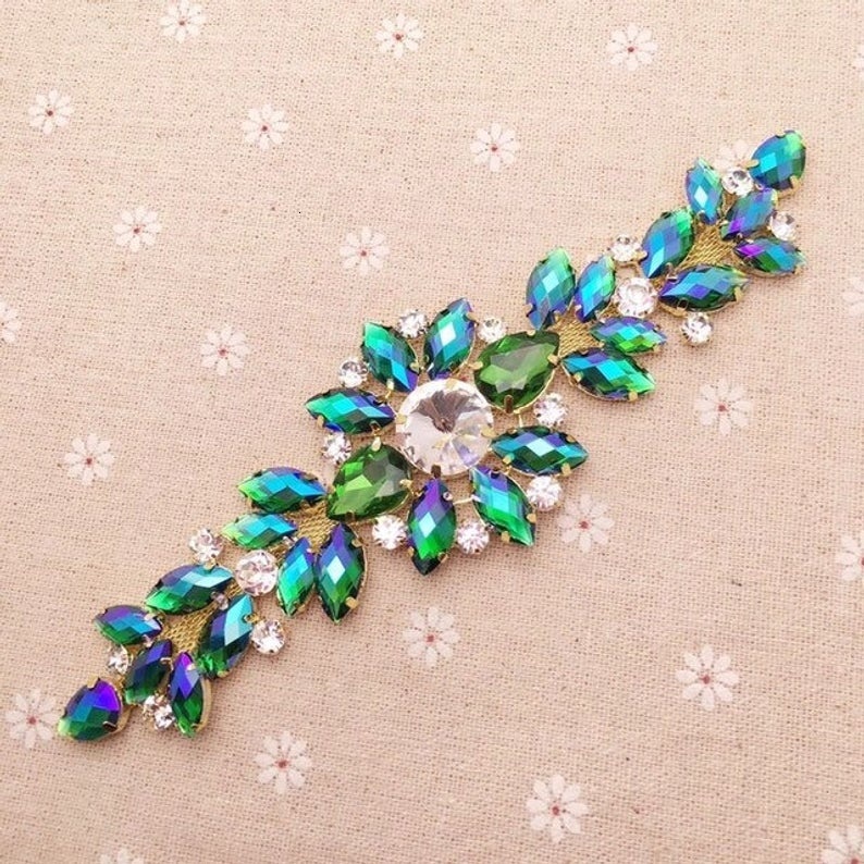 

AB crystal bikini connectors for swimwear beachwear DIY wedding evening dress