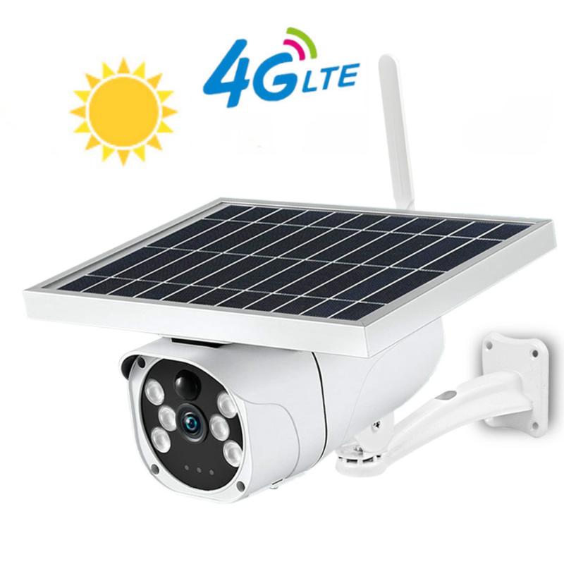 

INQMEGA 4G SIM Card Solar Camera 1080P HD Outdoor Built-in Lithium Battery Wireless Smart Security Monitoring Camera PIR Motion