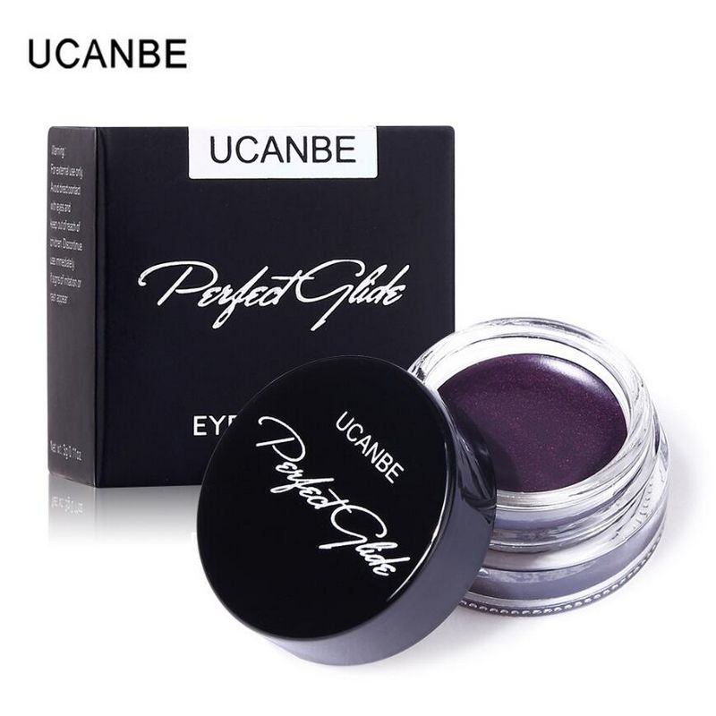 UCANBE 4 Colors Gel Eyeliner Makeup Shimmer Matte Black Brown Eye Liner Cream Eyes Makeup Long Lasting Waterproof eyeliner gel 48pcs/lot DHL-image-570770821