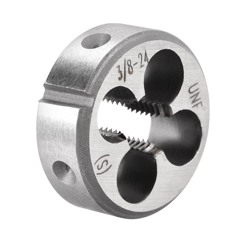 

uxcell 3/8"-24 UNF Right Hand Round Die HSS (High Speed Steel