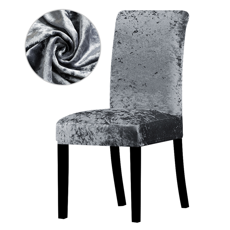 

9 Solid Colors Chair Cover Stretch Universal Size Chair Covers For Home Christmas Hotel Banquet Party Leorate