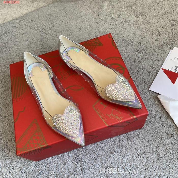 clear ballet heels