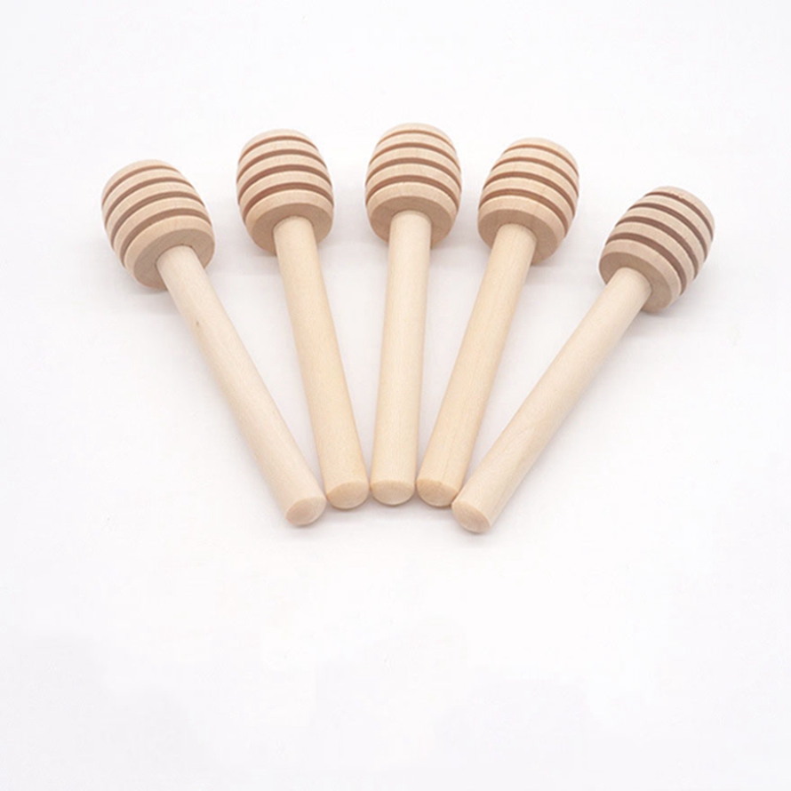 

Wooden Honey Stick 8cm 10cm Mini Wood Honey Dipper Stirrer Baking Kitchen Accessories Wedding Party HHA1570
