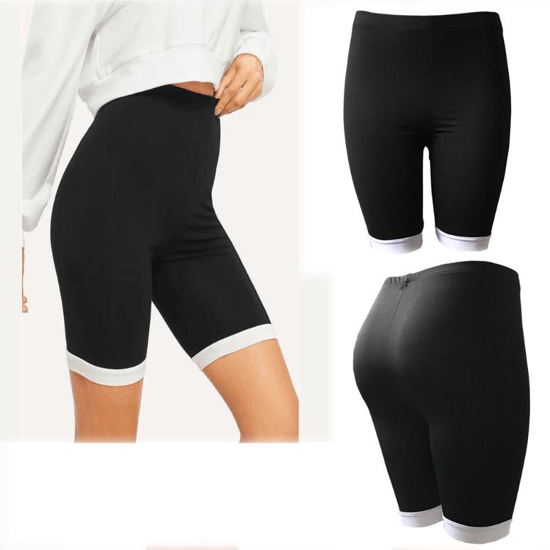 

Women' Elasticity Sport Yoga Shorts Pants Quick Drying Breath Cycling Running Casual pantalones mujeres leggings de Deporte 815, Black