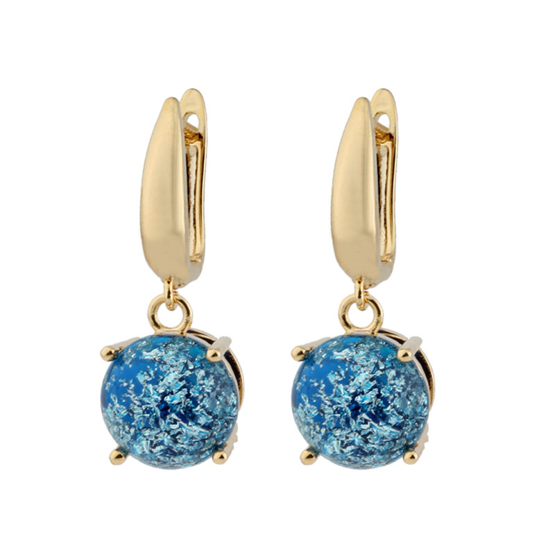 

Irina 2020 trend drop earrings Light yellow gold earrings for women Sweet Romantic Girl handmade hands 2020
