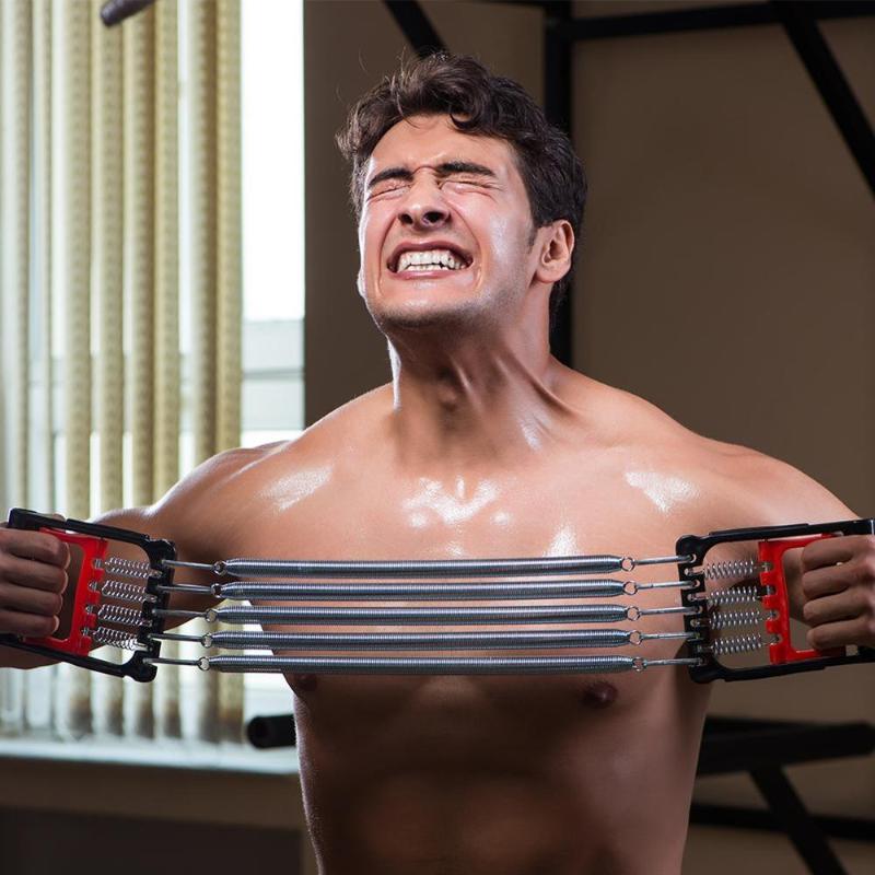 

Men Chest Developer Expander Muti-functional Spring Men Fitness Tension Puller Muscles Exercise Resistance Bands