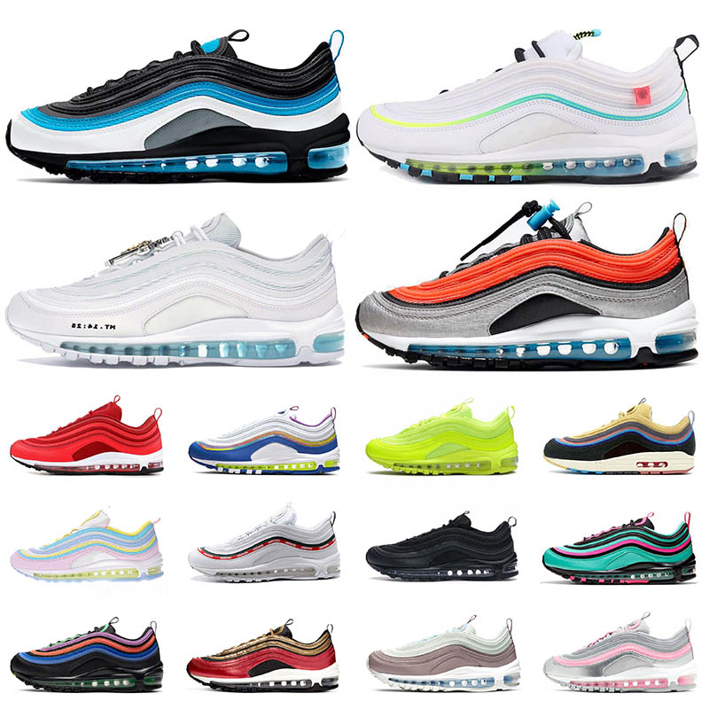 

2021 MSCHF X INRI Jesus 97OG Mens Womens Running Shoes Sean Wotherspoon 97s UNDEFEATED UNDFTD New Sports Sneakers Trainers Size 36-45
