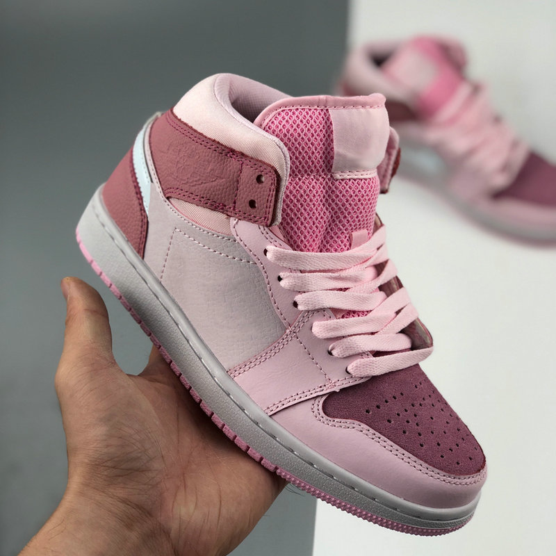 

2020 New Jumpman 1 Mid WMNS Digital Pink Womens Basketball Shoes Girls Sport Sneakers Trainers Baskets 1s des chaussures zapatos Size 36-40