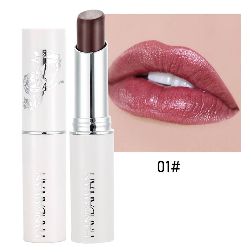 

Makeup Lipstick Waterproof Long Lasting Gloss Lips Sexy Makeup Matte Lipsticks Natural Rose Essence Lip Balm, Mixed color