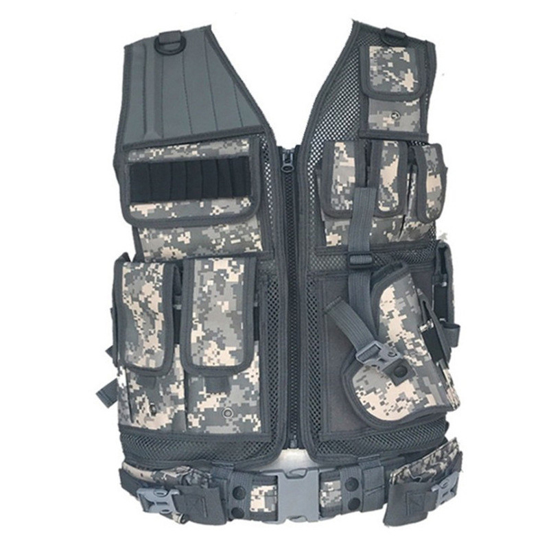 

Men's Outdoor Sports Tactical Vest Combat Commando Vest Hunting Gilet Tactique Army Game Practical Wearable, Option 5