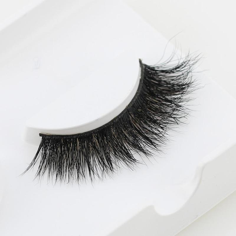 

2020 Fashion 1 Pairs Natural False Eyelashes Fake Lashes Long Makeup 3d Mink Lashes Extension Eyelash Mink Eyelashes For Beauty