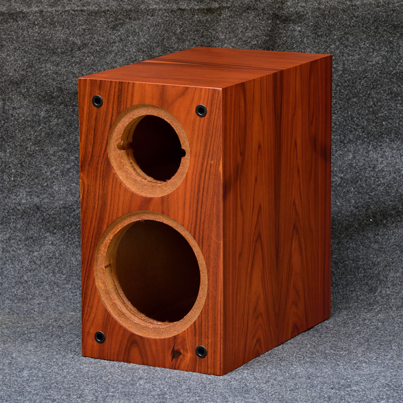

Rosewood veneer 5 inch 6.5 inch 7 8 bookshelf speaker empty box HIFI speaker shell modified hole as required