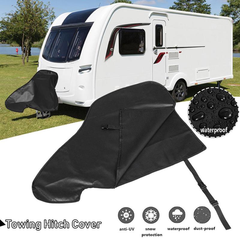

87cm Universal Caravan Towing Hitch Cover Waterproof Trailer Towing Hook Connector Hitch Cover Dustproof Protector for RV Tailer