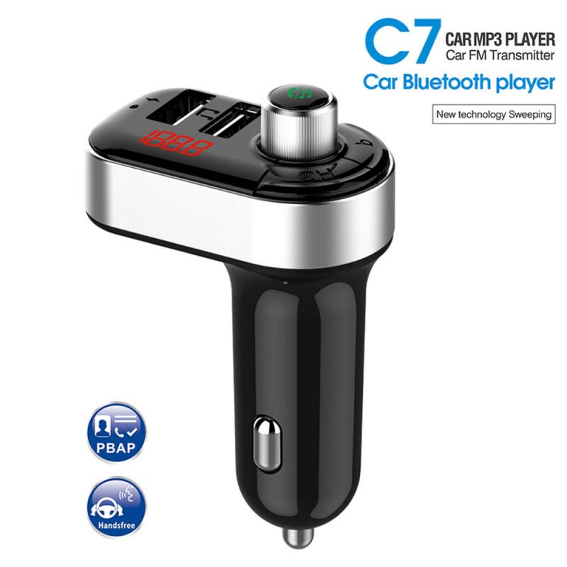 

New Arrival Car Handsfree Wireless Bluetooth Kit LCD Car MP3 Player FM Transmitter USB Charger FM Modulator Accessories