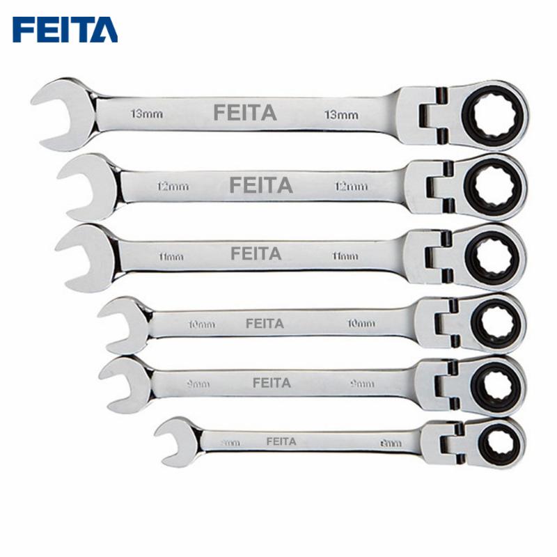 

FEITA Torque Wrench Set Activities Ratchet Gears flexible Open End Bike Spanner Car Repair Tools 8/9/10/11/12/13mm(1PC & 6PCS