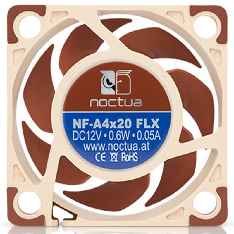

Noctua NF-A4x20 FLX 4cm fan 20mm Cooling fan 5V/12V and 3pin /4pin PWM thickness heat dissipation chassis small