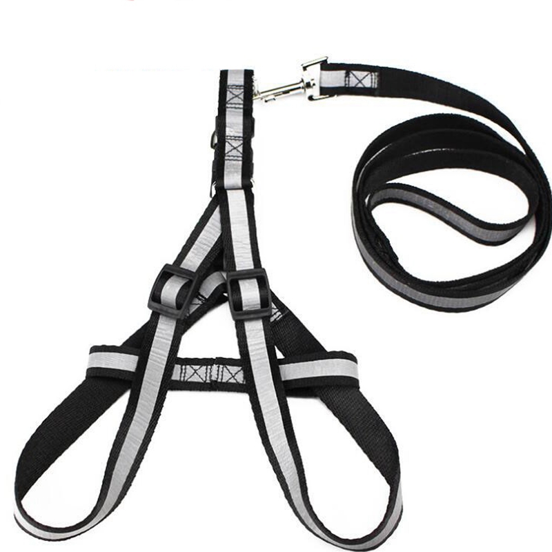 

Pet Reflective Vest Harness And Leash Set Soft Adjustable Leash Rope Belt Dog Accessories Pet Dog Walking Vest Multi-size1