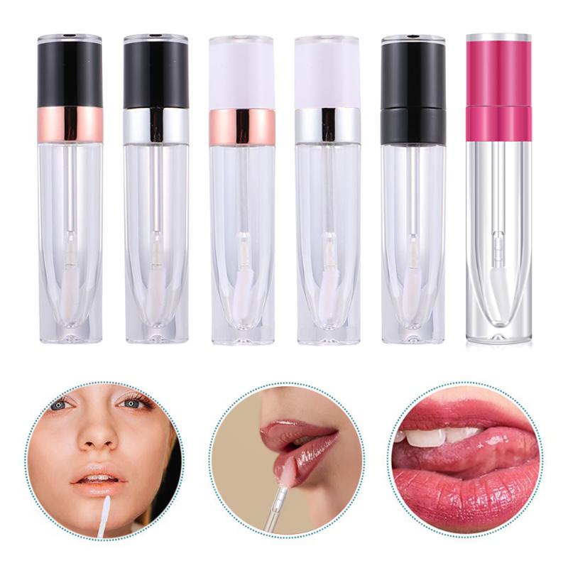 

5ml Mini Portable Travel Lip Gloss Tubes Empty DIY Lip Glaze Sample Vials Refillable Bottles Cosmetic Container Makeup Tools