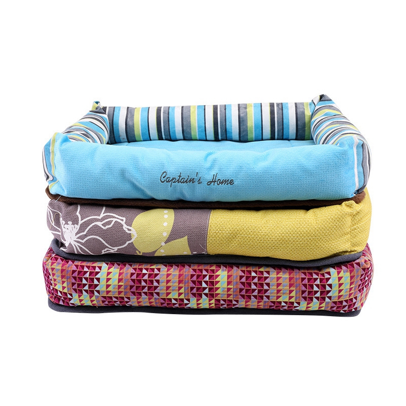 

Dog Bed Summer Dog House For Small Dogs For Middle Dogs Cute House Colorful Pet Beds Teddy, Blue sripe