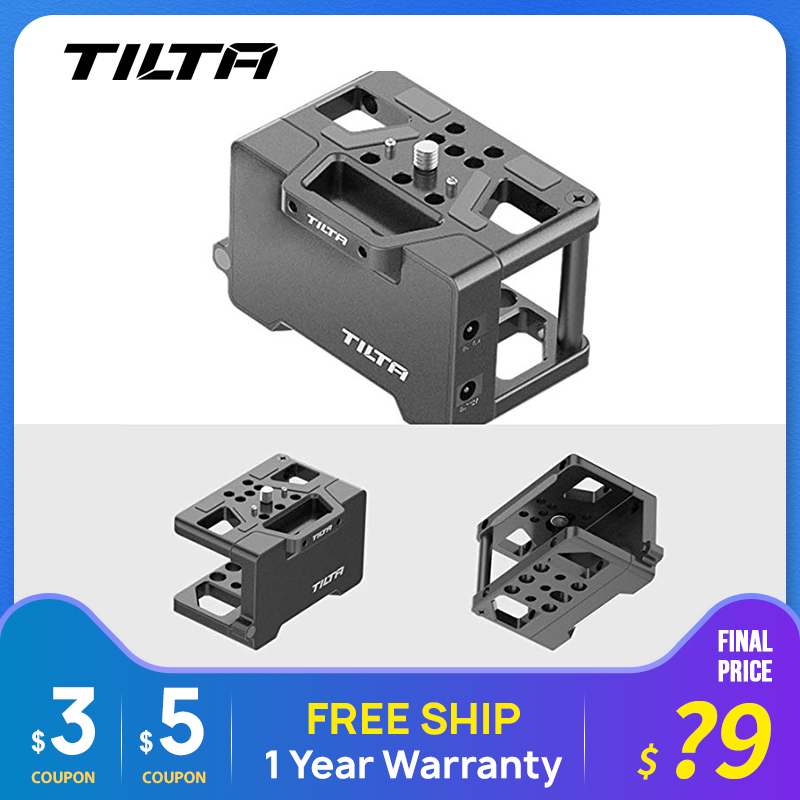 

TILTA TA-BSP-F970 F970 Battery Base plate for BMPCC 4K Cage Blackmagic Pocket Cinema Camera 4K Rig (F970 Battery Baseplate