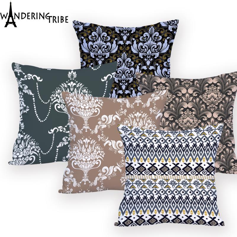 

Geometric Boho Pillowcase Colorful Almofadas Decorativa Customized Pillow Cover Geometirc Cushion Cover Bed Comfortable, L780-6