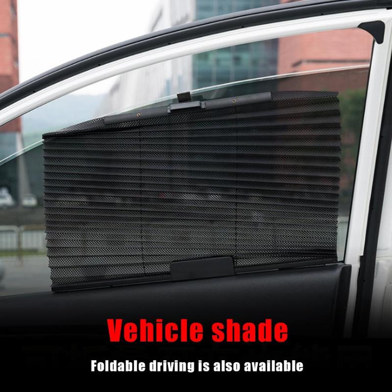 

Car Side Window Sun Shade Folding Summer UV Protection Curtain Auto Accessories 3m Back Glue 3-Point Fixation Single Package