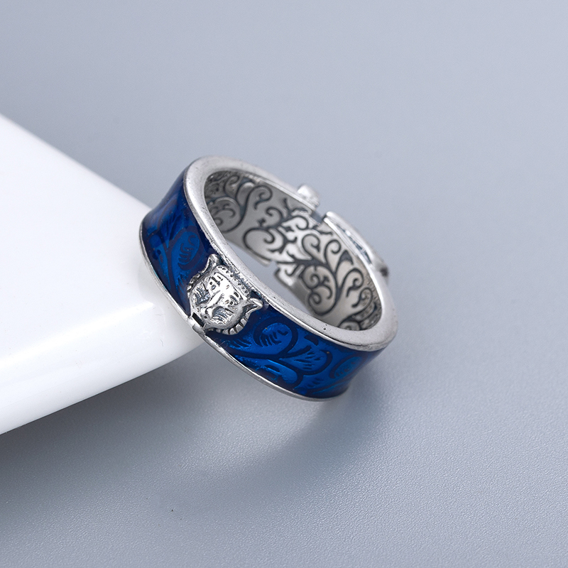 

New Charm Ring Top Quality Silver Plated Vintage Rings for Unisex Fashion Jewelry Supply Wholesale