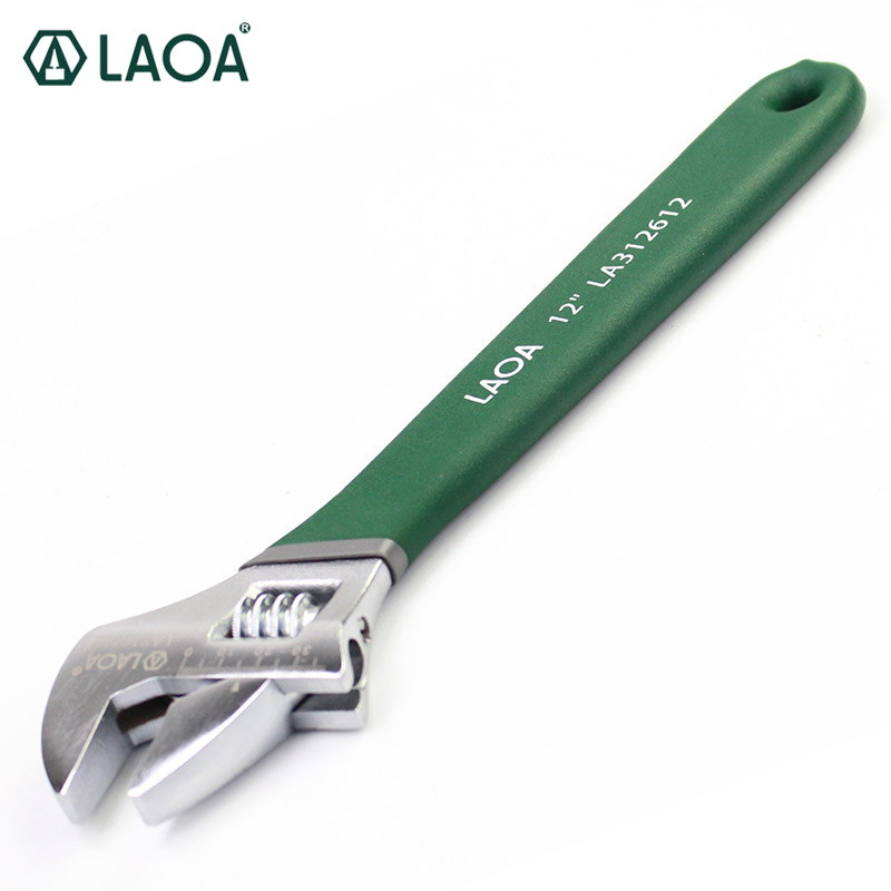 

LAOA Universal Monkey Wrench With Scale Stainless steel Key Anti-slide Adjustable Spanner Adjust Wrenches Hand tools