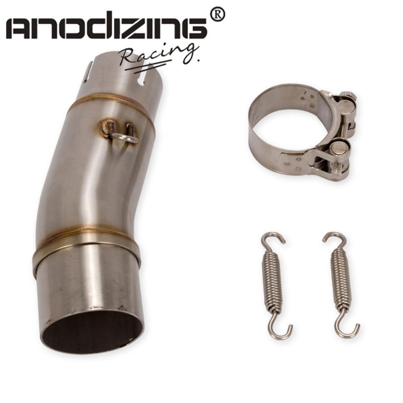 

Free Shipping Motorcycle Exhaust Middle Link Pipe Slip-on Stainless Steel For Ninja400 Ninja 400 Z400 Z 400 2020 2020