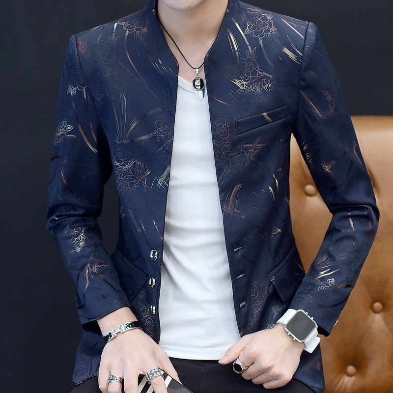 

Men Blazer Hombre Size 6xl Stage Cloth For Dj Singer Chaqueta Hombre 2020 Autumn Fashion Print Slim Fit Blazer Masculino, 7815 types of black