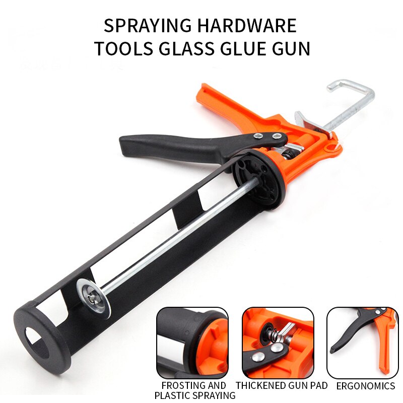 

Cartridge Sealer Rotatable Durable Glass Tools Save Pressure Industrial Glue Cartridge Gun