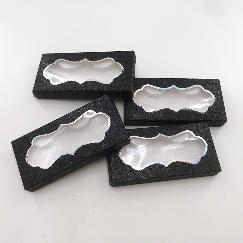 

Eyelashes box black cloud lashes packing custom private label logo dramatic 25mm mink lashes boxes free shipping