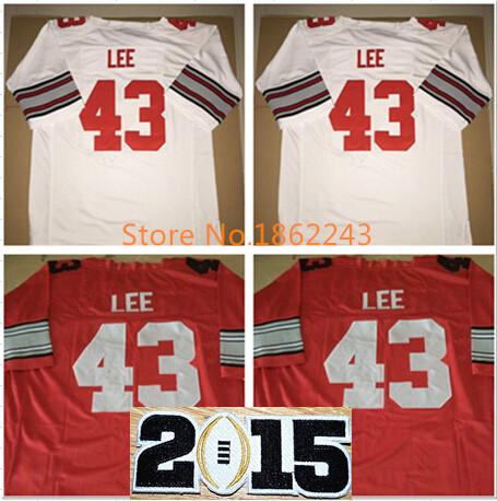 

Factory Outlet- #43 Darrin Lee Jersey 2015 Championship Diamond Quest Ohio State Buckeyes College Football Jerseys 2015 Patch Free Shipping, White