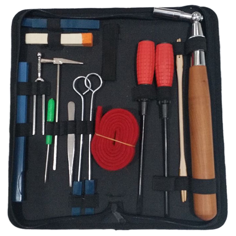 

Professional Piano Tuning Kit Tuner Tools Set Piano Tuning Tool Wooden Handle Fixed Wrench With Bag