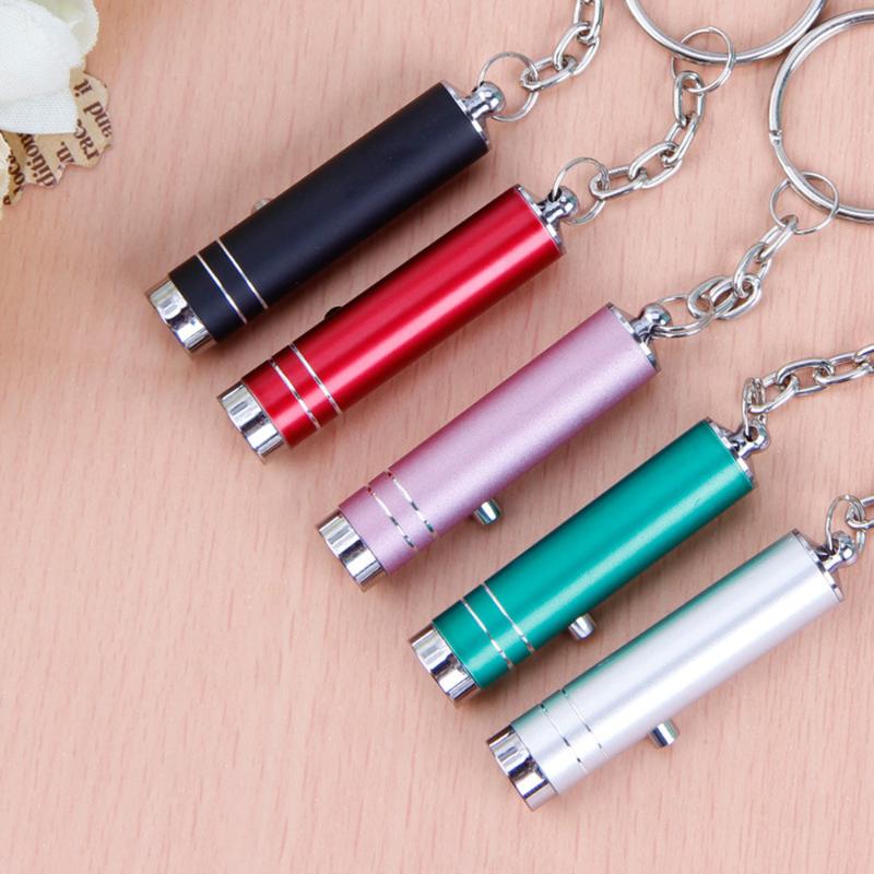 

Mini Aluminum UV LED Ultra Violet Light Torch Keychain Pocket PenLight Lamp with Battery for Marker Checker Detection