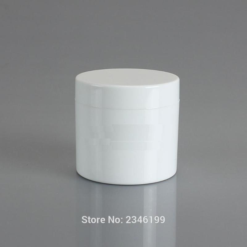 

200g 300g 500g Plastic White Gream Bottle Double Wall Cosmetic Cream Packing Box Empty Packing Container Plastic Jar, 10 PCS/Lot