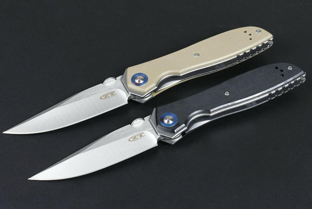

ZT Zero Tolerance 0640 ZT0640 ball bearing G10 handle flipper Folding pocket knife xmas gift knives 05471